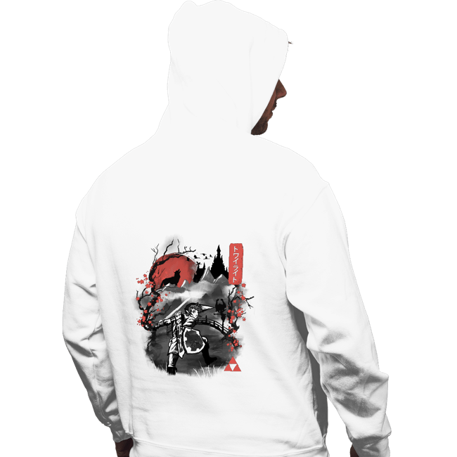 Daily_Deal_Shirts Pullover Hoodies, Unisex / Small / White Sumie Twilight