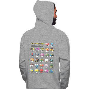 Shirts Pullover Hoodies, Unisex / Small / Sports Grey Types Of Pokeballs