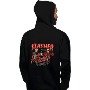 Daily_Deal_Shirts Pullover Hoodies, Unisex / Small / Black Slasher Club