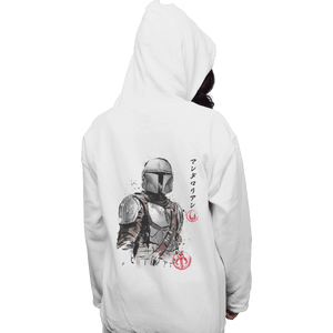 Shirts Zippered Hoodies, Unisex / Small / White Din Djarin