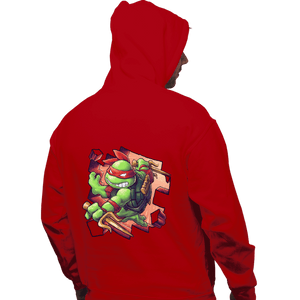 Daily_Deal_Shirts Pullover Hoodies, Unisex / Small / Red Toy Raph