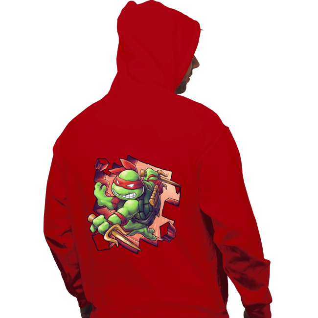 Daily_Deal_Shirts Pullover Hoodies, Unisex / Small / Red Toy Raph