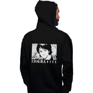 Shirts Pullover Hoodies, Unisex / Small / Black Enigma