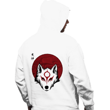 Load image into Gallery viewer, Shirts Pullover Hoodies, Unisex / Small / White Red Sun God
