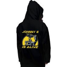 Load image into Gallery viewer, Secret_Shirts Pullover Hoodies, Unisex / Small / Black Johnny 5 Alive
