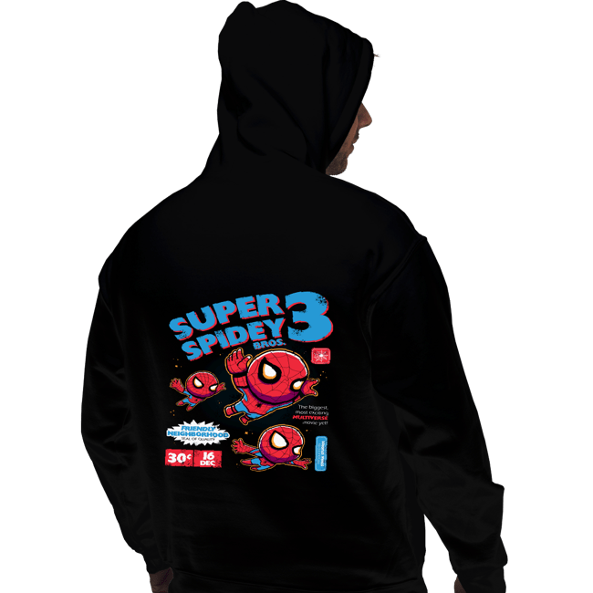 Secret_Shirts Pullover Hoodies, Unisex / Small / Black Super Spider Bros