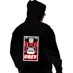 Daily_Deal_Shirts Pullover Hoodies, Unisex / Small / Black Obey The Law