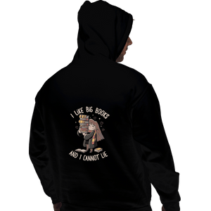 Shirts Zippered Hoodies, Unisex / Small / Black I Like Big Books