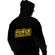 Load image into Gallery viewer, Daily_Deal_Shirts Pullover Hoodies, Unisex / Small / Black Mass Times Acceleration
