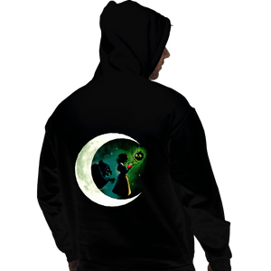 Daily_Deal_Shirts Pullover Hoodies, Unisex / Small / Black Snow Moon