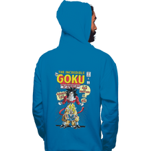 Load image into Gallery viewer, Shirts Pullover Hoodies, Unisex / Small / Sapphire The Incredible Goku
