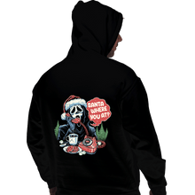 Load image into Gallery viewer, Secret_Shirts Pullover Hoodies, Unisex / Small / Black Ghostface Santa
