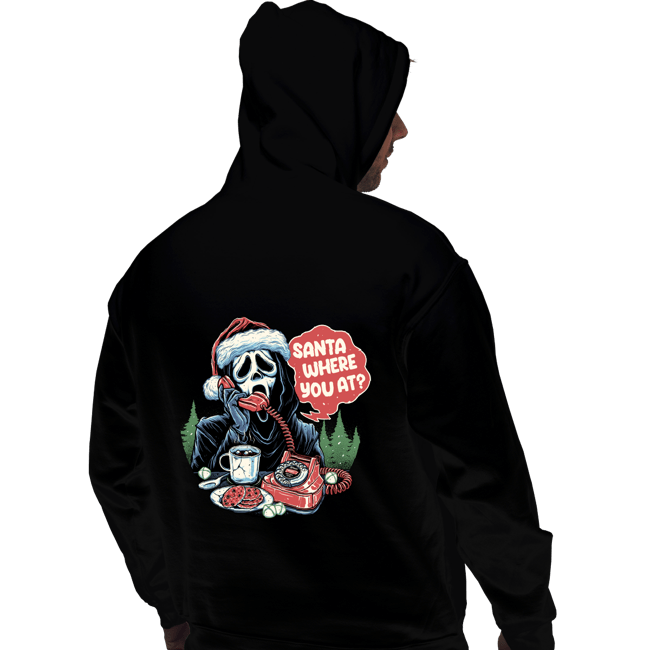 Secret_Shirts Pullover Hoodies, Unisex / Small / Black Ghostface Santa