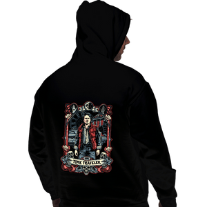 Daily_Deal_Shirts Pullover Hoodies, Unisex / Small / Black The Time Traveller