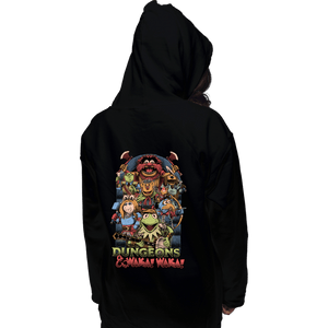Secret_Shirts Pullover Hoodies, Unisex / Small / Black Dungeons And Waka Waka!