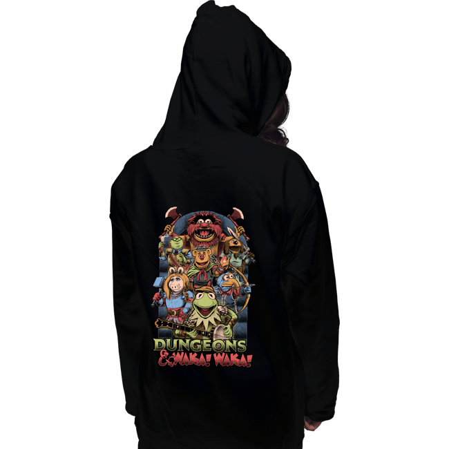 Secret_Shirts Pullover Hoodies, Unisex / Small / Black Dungeons And Waka Waka!