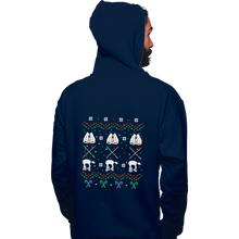 Load image into Gallery viewer, Shirts Pullover Hoodies, Unisex / Small / Navy Hothy Christmas
