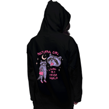 Load image into Gallery viewer, Daily_Deal_Shirts Pullover Hoodies, Unisex / Small / Black Nocturnal Girl
