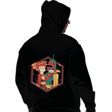 Load image into Gallery viewer, Shirts Pullover Hoodies, Unisex / Small / Black A Futuristic Couple
