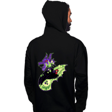 Load image into Gallery viewer, Shirts Pullover Hoodies, Unisex / Small / Black Magical Silhouettes - Maleficent
