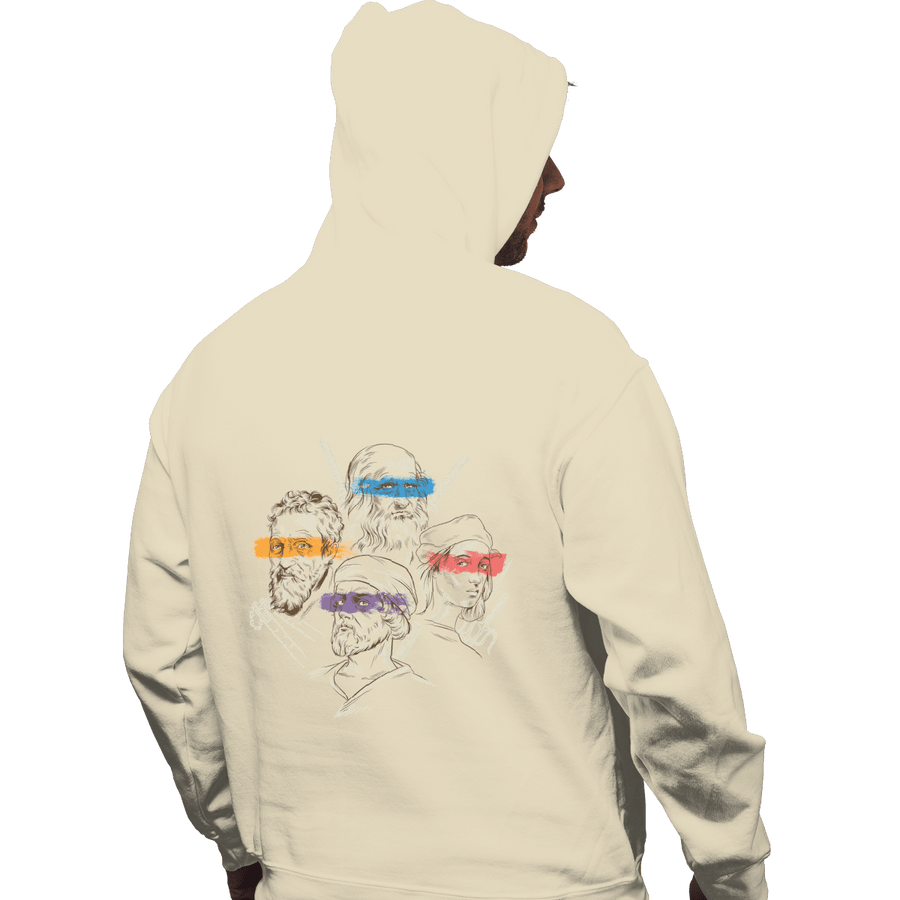 Shirts Pullover Hoodies, Unisex / Small / Sand Artists In Masks