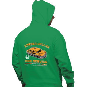 Daily_Deal_Shirts Pullover Hoodies, Unisex / Small / Irish Green Korben Dallas Taxi Service