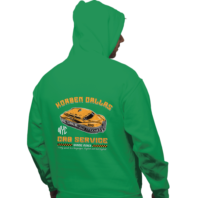 Daily_Deal_Shirts Pullover Hoodies, Unisex / Small / Irish Green Korben Dallas Taxi Service
