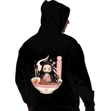 Load image into Gallery viewer, Shirts Pullover Hoodies, Unisex / Small / Black Nezuko Ramen
