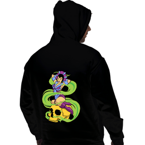 Daily_Deal_Shirts Pullover Hoodies, Unisex / Small / Black Sorceress Pinup