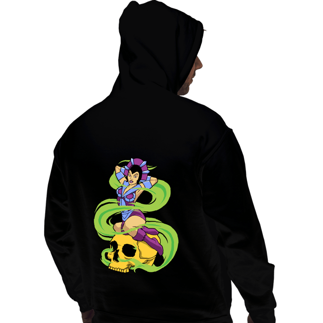 Daily_Deal_Shirts Pullover Hoodies, Unisex / Small / Black Sorceress Pinup