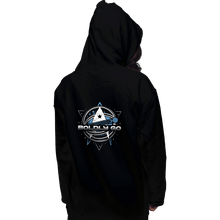 Load image into Gallery viewer, Shirts Pullover Hoodies, Unisex / Small / Black Boldly into Space
