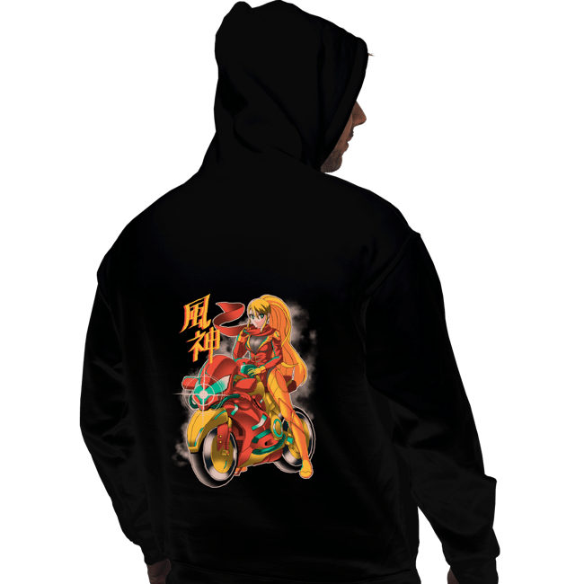Daily_Deal_Shirts Pullover Hoodies, Unisex / Small / Black Samus Rider