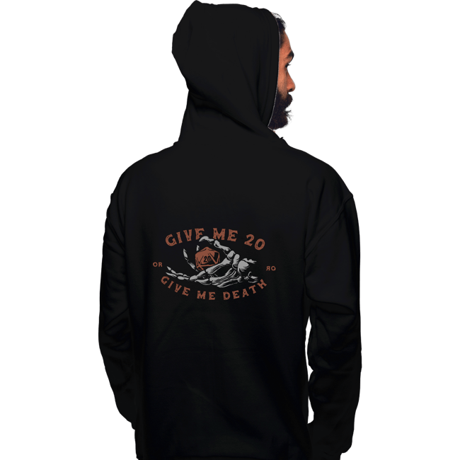 Shirts Pullover Hoodies, Unisex / Small / Black Give Me 20