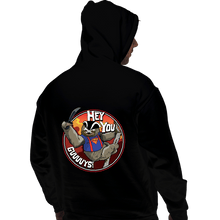Load image into Gallery viewer, Daily_Deal_Shirts Pullover Hoodies, Unisex / Small / Black Hey You Guys
