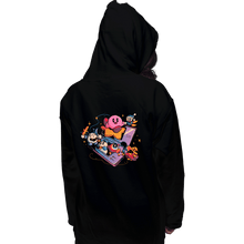 Load image into Gallery viewer, Daily_Deal_Shirts Pullover Hoodies, Unisex / Small / Black Pink Blob Game
