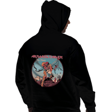 Load image into Gallery viewer, Shirts Zippered Hoodies, Unisex / Small / Black Armored Maiden
