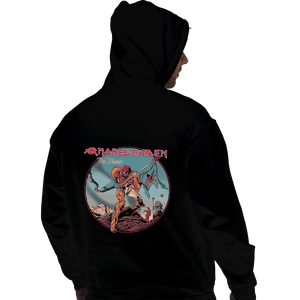 Shirts Zippered Hoodies, Unisex / Small / Black Armored Maiden