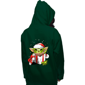 Daily_Deal_Shirts Pullover Hoodies, Unisex / Small / Forest The Force Of Christmas