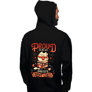 Daily_Deal_Shirts Pullover Hoodies, Unisex / Small / Black Proud Naughty Cat