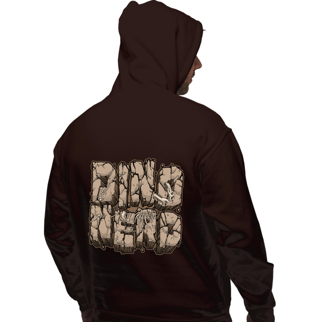 Shirts Pullover Hoodies, Unisex / Small / Dark Chocolate Dino Nerd