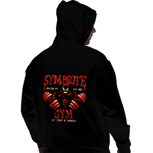 Daily_Deal_Shirts Pullover Hoodies, Unisex / Small / Black Symbiote Gym