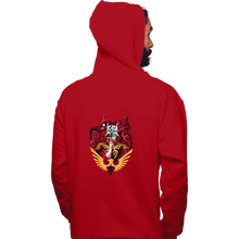 Load image into Gallery viewer, Secret_Shirts Pullover Hoodies, Unisex / Small / Red Red Comet
