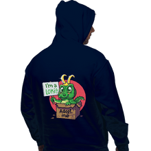 Load image into Gallery viewer, Secret_Shirts Pullover Hoodies, Unisex / Small / Navy Adopt This Alligator
