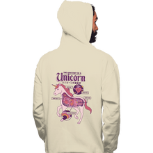 Load image into Gallery viewer, Shirts Pullover Hoodies, Unisex / Small / Sand Unicorn Anatomy
