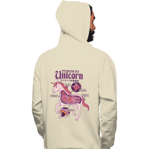 Shirts Pullover Hoodies, Unisex / Small / Sand Unicorn Anatomy