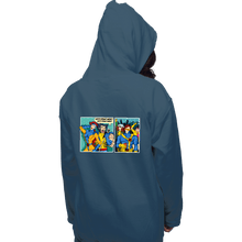 Load image into Gallery viewer, Shirts Pullover Hoodies, Unisex / Small / Indigo Blue Clueless Scotty
