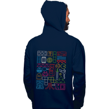 Load image into Gallery viewer, Daily_Deal_Shirts Pullover Hoodies, Unisex / Small / Navy Nostalgic Doodles
