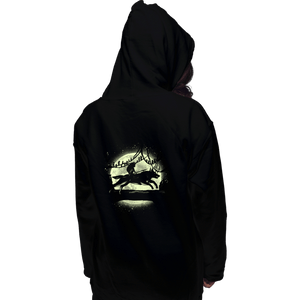 Shirts Pullover Hoodies, Unisex / Small / Black Moonlight Wolf Princess