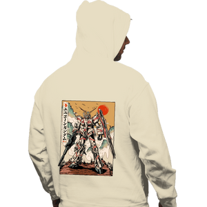 Daily_Deal_Shirts Pullover Hoodies, Unisex / Small / Sand The Unicorn Gundam