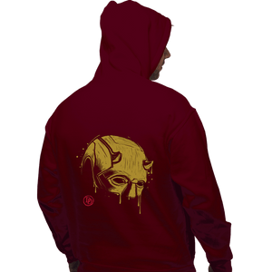 Daily_Deal_Shirts Pullover Hoodies, Unisex / Small / Maroon DevilMask